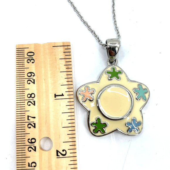 Fashion Pendant Silver Color Chain Women's Necklace - Picture 8 of 9